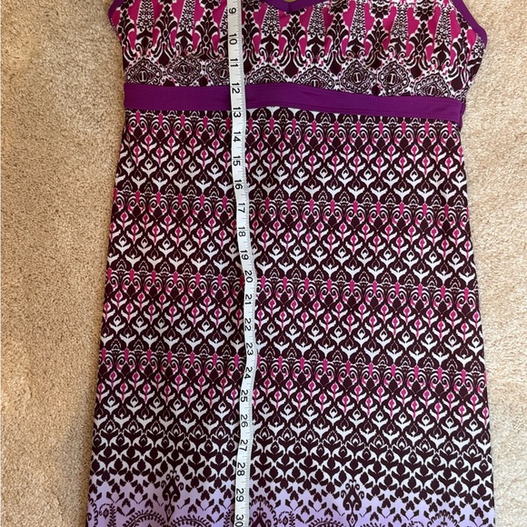 ATHLETA SHOREBREAK purple, pink, and burgundy dress - Picture 8 of 10